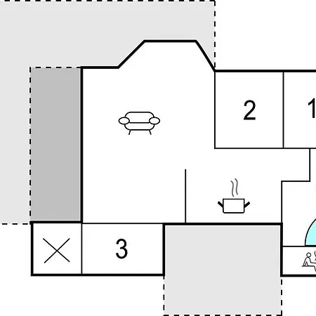 Vakantiehuis Three-bedroom In *